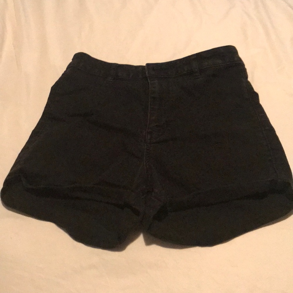 Black highwaisted shorts
